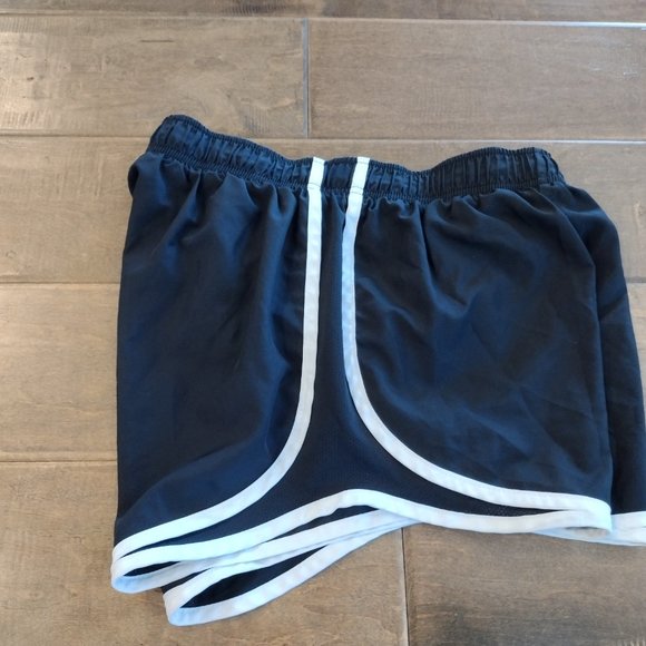 NIKE classic Dri-fit black white tempo running shorts, size S - Picture 6 of 10